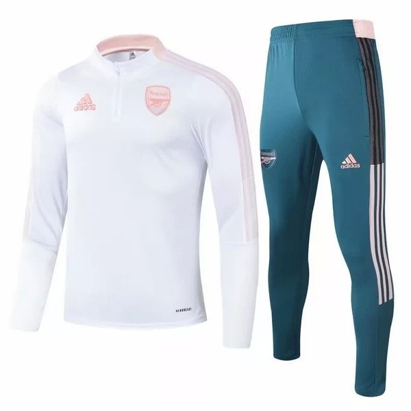 Tuta Calcio Arsenal 21/22 Bianco Verde Rosa
